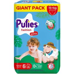 Pufies Sensitive XL гащички Maxi, 15+ кг (56 бр.)