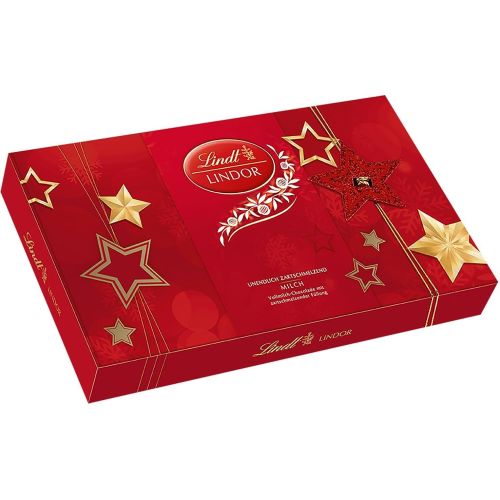 Lindt Lindor бонбониера пралини с млечен шоколад микс (200 г)
