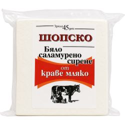 Шопско бяло саламурено краве сирене (400 г)