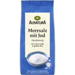 Alnatura морска сол с йод (500 г)