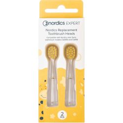 Nordics Expert резервни глави за детски електрически четки за зъби (2 бр.)