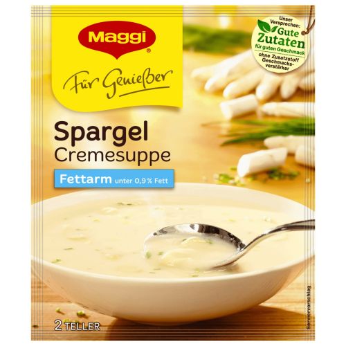 Maggi крем супа от аспержи с ниско съдържание на мазнини, Für Genießer (42 г)