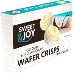 Sweet&Joy вафлени сфери с кокосови стърготини (110 г)