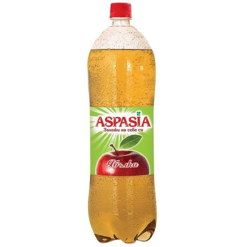 Aspasia газирана напитка ябълка (2 л)