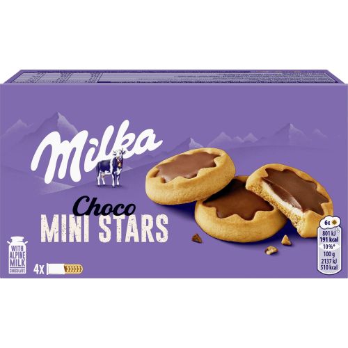 Milka Mini Stars бисквити (150 г)