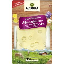 Alnatura Bergbauern-Maasdamer био сирене, слайс (125 г)