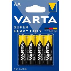 Varta Super Heavy Duty цинкови батерии AA (4 бр.)