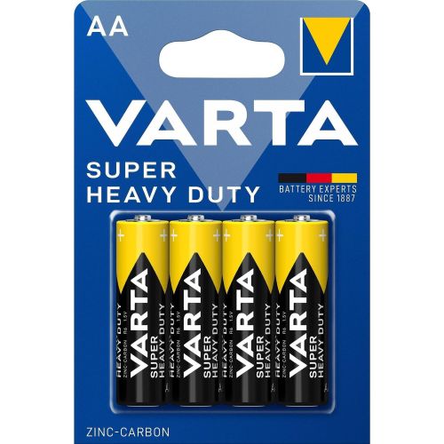 Varta Super Heavy Duty цинкови батерии AA (4 бр.)