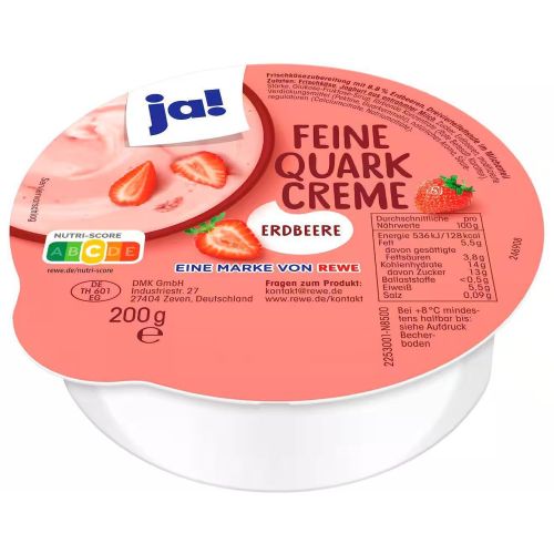 Ja! плодов крем с извара, различни видове (200 г)