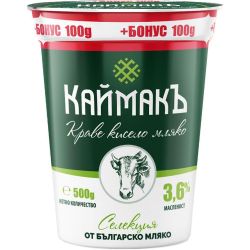 КаймакЪ Селекция кисело мляко 3.6% (500 г)