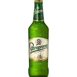 Staropramen бира в стъклена бутилка (500 мл)