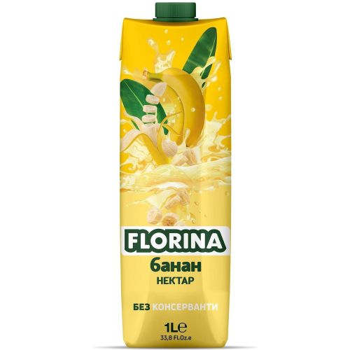 Florina сок банан 25% (1 л)