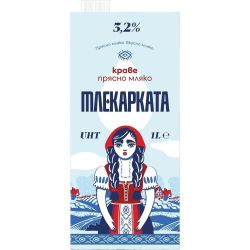 Млекарката краве мляко UHT 3.2% (1 л)
