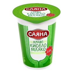 Саяна краве кисело мляко 2% (400 г)