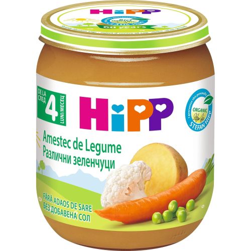 Hipp био пюре различни зеленчуци (190 г)