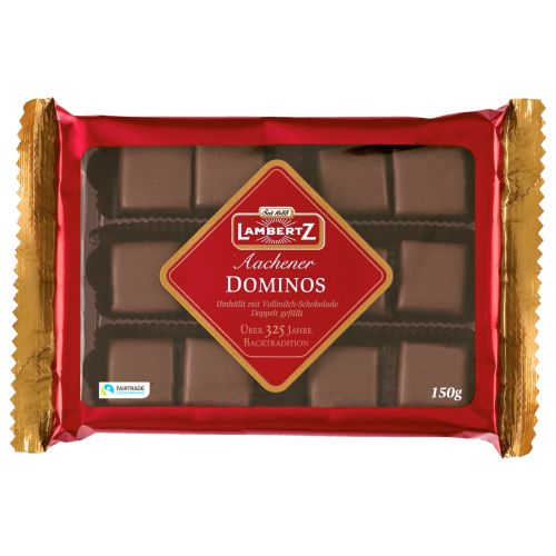 Lambertz Dominos с млечен шоколад (150 г)