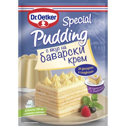 Dr. Oetker Special Pudding пудинг с вкус баварски крем (70 г)