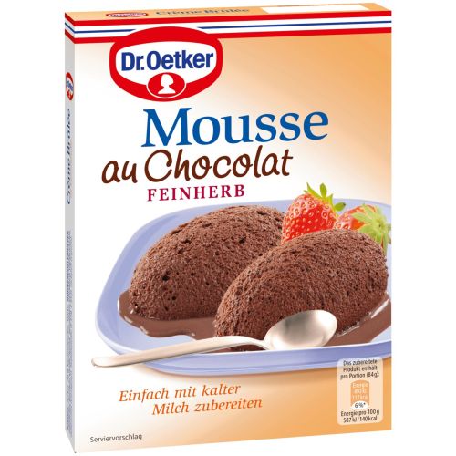 Dr. Oetker мус тъмен шоколад (86 г)