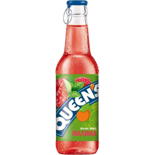 Queen's плодова напитка малина и мента (250 мл)