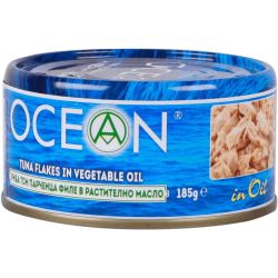 Ocean риба тон парченца филе в растително масло (185 г)