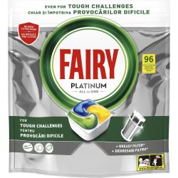 Fairy Platinum All in One таблетки за съдомиялна машина (96 бр.)