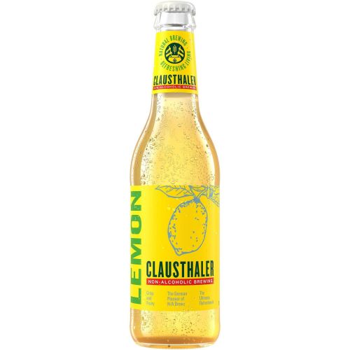 Clausthaler безалкохолна бира с лимон в стъклена бутилка (330 мл)