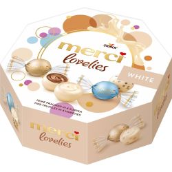 Merci Lovelies White бели шоколадови бонбони (185 г)