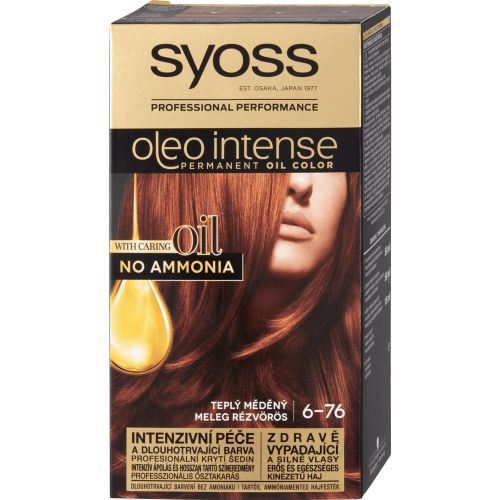 Syoss Oleo Intense Warm Copper боя за коса, 6-76 (1 бр.)