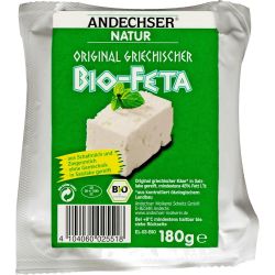 Andechser Natur био оригинална гръцка фета 45% (180 г)