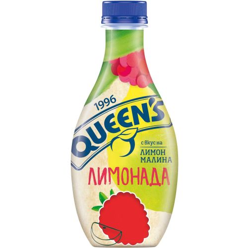 Queen's лимонада, лимон и малина (400 мл)