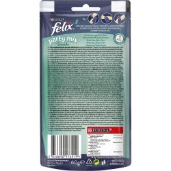 Purina Felix Party Mix храна за котки, морски микс (60 г)