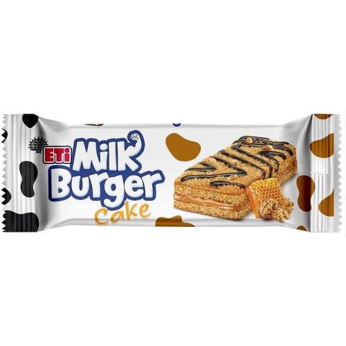 Eti Milk Burger Cake меден кекс с пълнеж от мед и орехи (35 г)