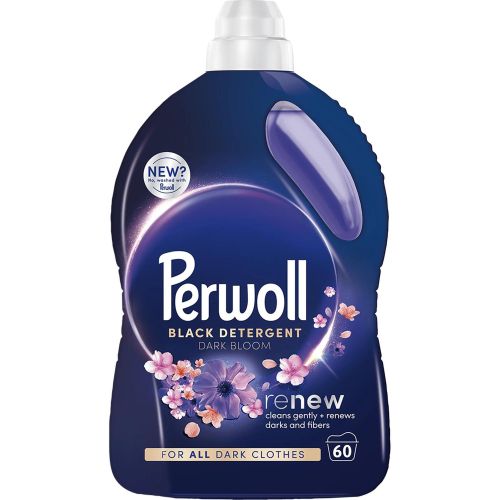 Perwoll Dark Bloom течен перилен препарат, 60 пранета (3 л)