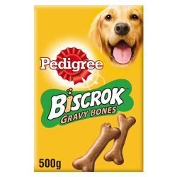 Pedigree Biscrok Gravy Bones бисквити за кучета, храна за кучета (400 г)