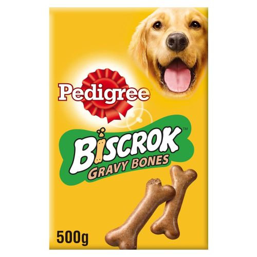 Pedigree Biscrok Gravy Bones бисквити за кучета, храна за кучета (400 г)