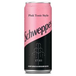 Schweppes розов тоник газирана безалкохолна напитка (330 мл)
