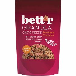 Bettr био гранола с горски плодове и кокос (300 г)
