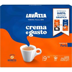 Lavazza Crema E Gusto Forte мляно кафе 2 бр. х 250 г (500 г)