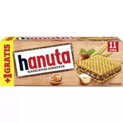 Hanuta вафли с лешници, 11 бр. (242 г)
