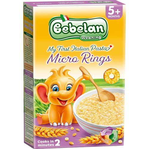 Bebelan микропаста кръгчета, 5+ месеца (350 г)