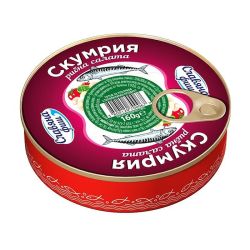 Славяна Фиш скумрия рибна салата с боб (160 г)
