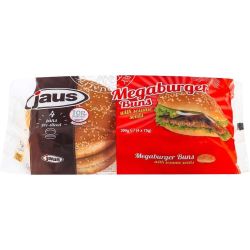 Jaus хлебчета за мега бургер със сусам, 4 бр (300 г)