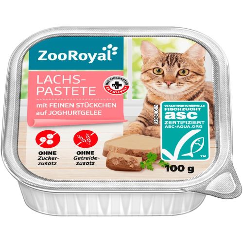 ZooRoyal котешки пастет сьомга и пъстърва (100 г)