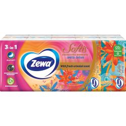Zewa Softis четирипластови носни кърпи Limited Edition (10 бр.)