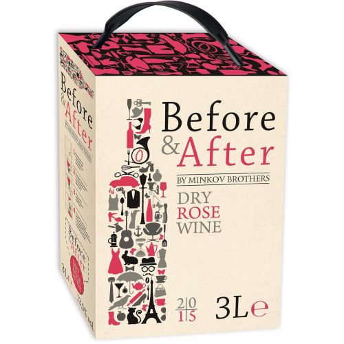 Братя Минкови Before & After вино розе Bag In Box (3 л)