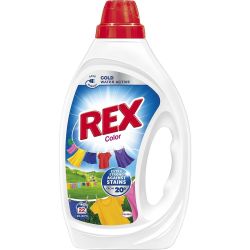 Rex Color течен перилен препарат за цветно пране, 22 пранета (990 мл)