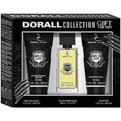 Dorall Collection Wild Hunter for Men комплект парфюмна вода 30 мл, душ гел 50 мл, афтършейв 50 мл (1 бр.)