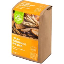 Екосем натурално пшенично брашно, типово (1 кг)