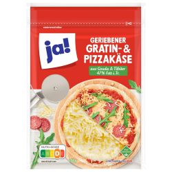Ja! настъргано сирене за огретен и пица (250 г)