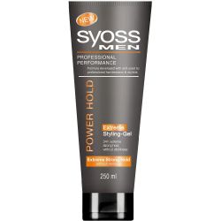 Syoss Men Power Hold Extreme стилизиращ гел (250 мл)